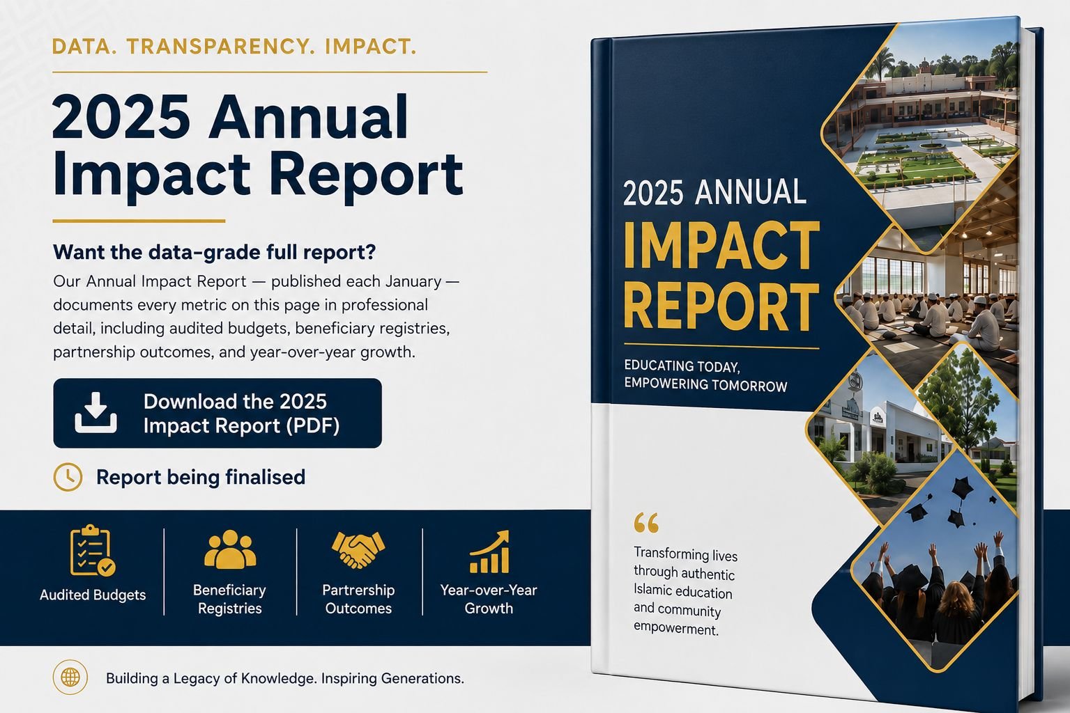 2025 Annual Impact Report cover