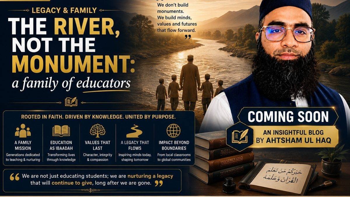 The river, not the monument: a family of educators — essay artwork